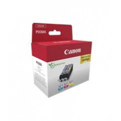 Canon CLI-521 C/M/Y Multi pack - 3-pack - 9 ml - yellow, cyan, magenta - original - ink tank - for PIXMA iP3600, iP4700, MP540, MP550, MP560, MP620, MP630, MP640, MP980, MP990, MX860, MX870
